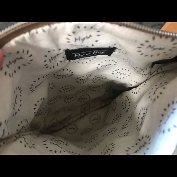 🎁 Myra Crossbody shoulder purse bag Tweed leather ♻️ new with tags - Picture 6 of 6